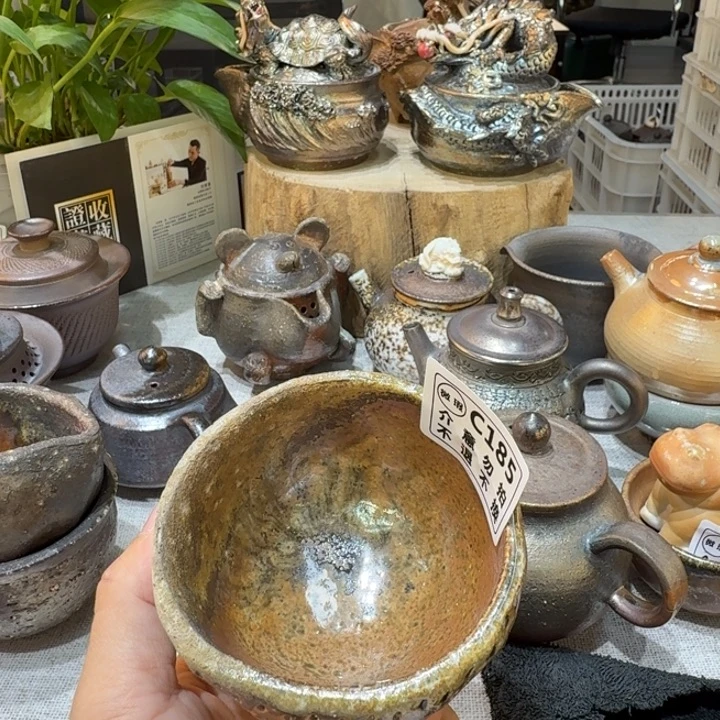 陶盘柴烧福利新品多多哟欢迎