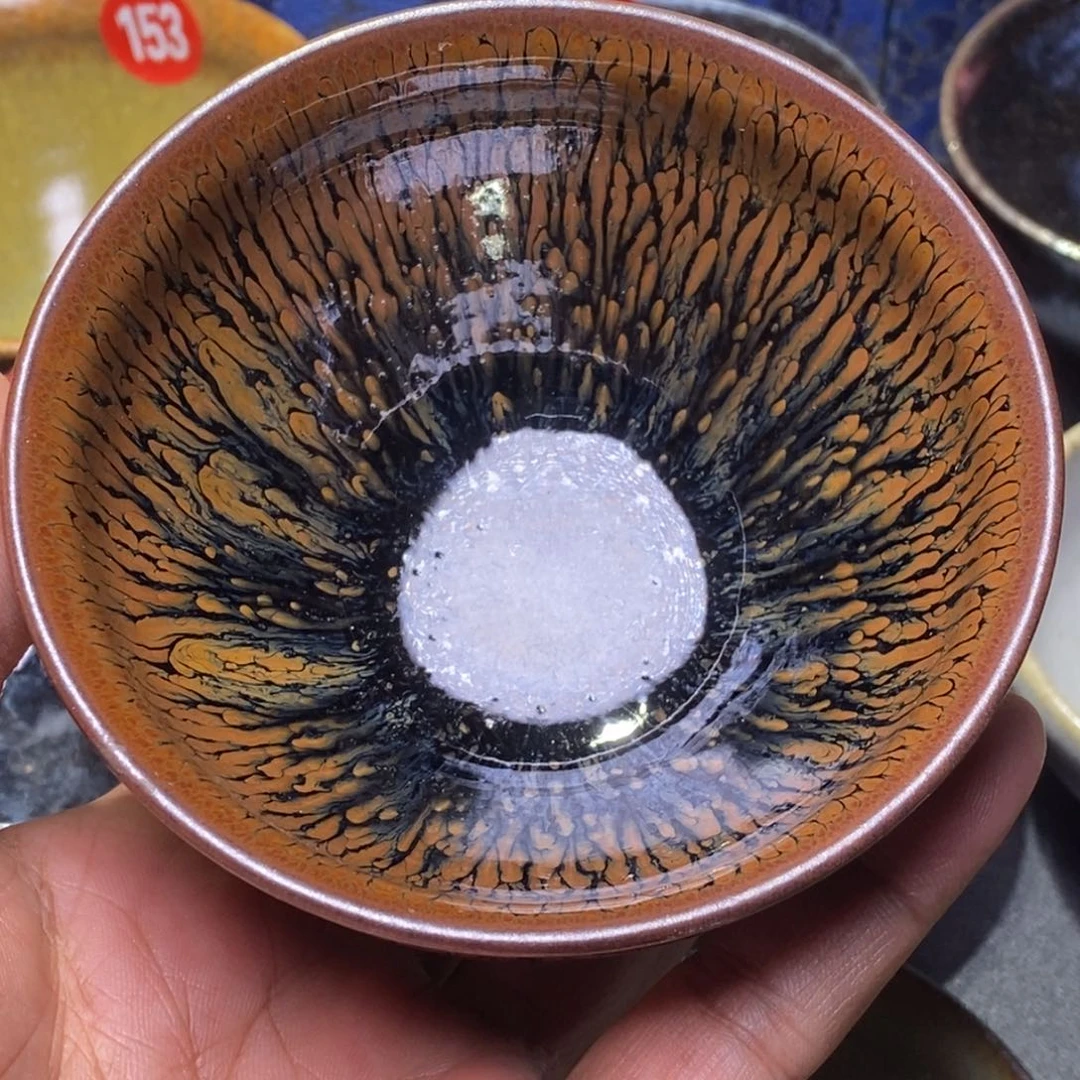 茶盏万****）叶明龙窑柴烧茶盏