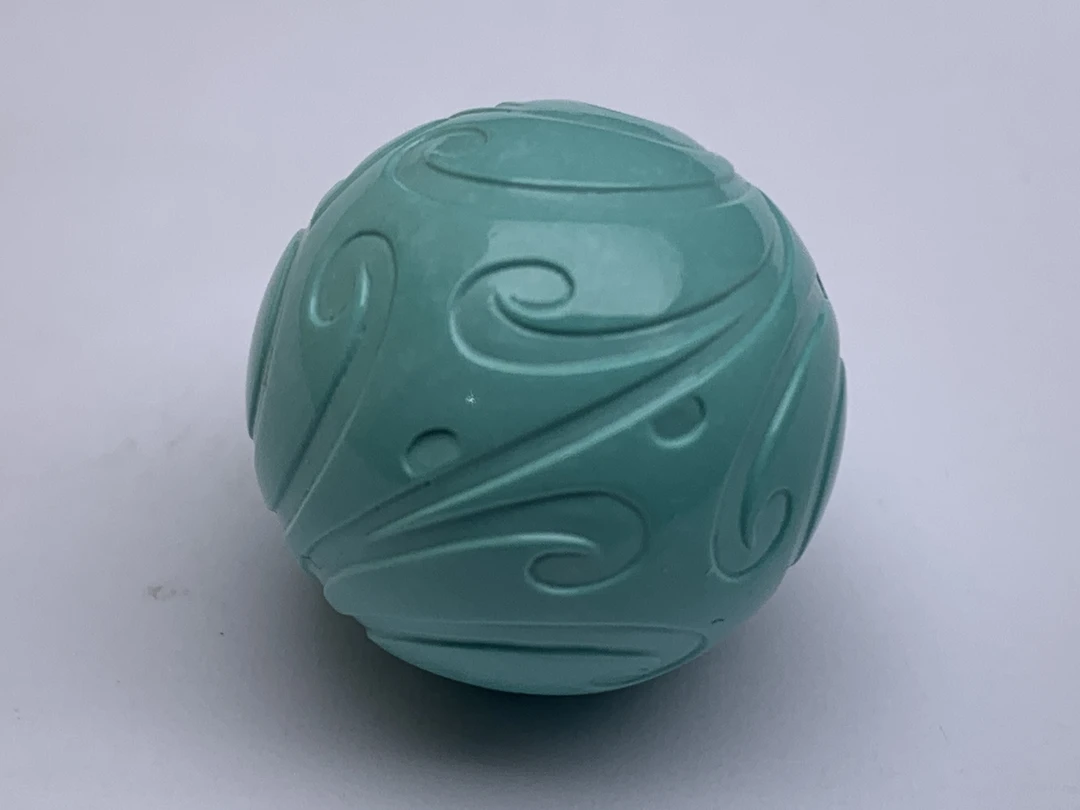 湖北十堰原矿高瓷玉化果冻博古圆珠，尺寸18.8m重9.2g全品珠宝玉石