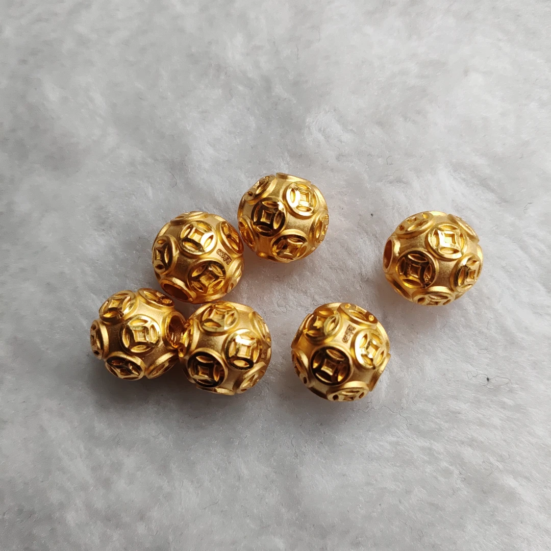 金元宝足金999貔貅珠子首饰