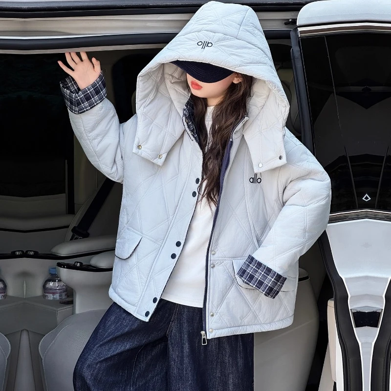 女童夹棉外套秋冬季2025新款儿童洋气棉服女大童冬款加厚时髦上衣