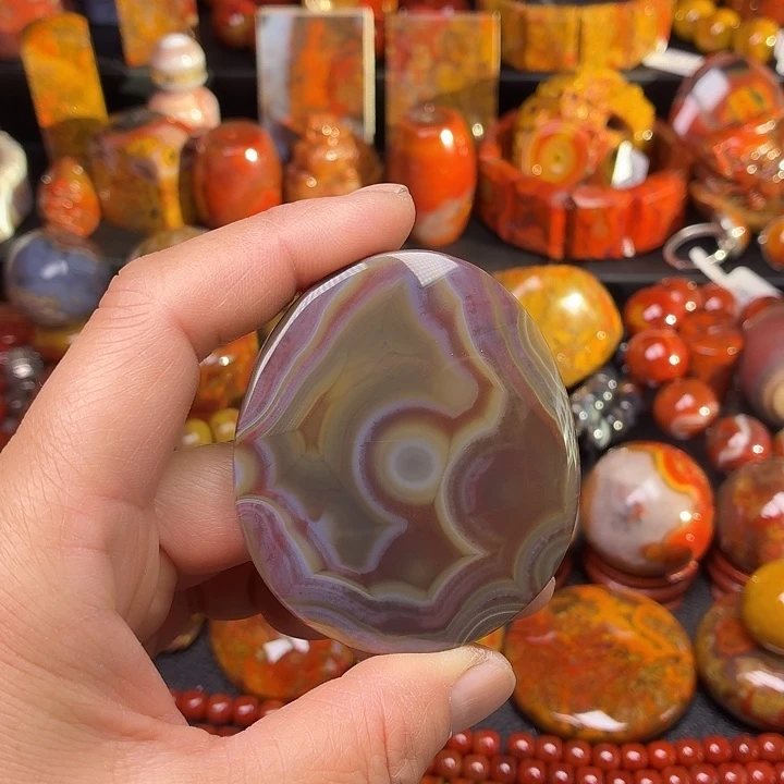 玛瑙/玉髓未镶嵌吊坠