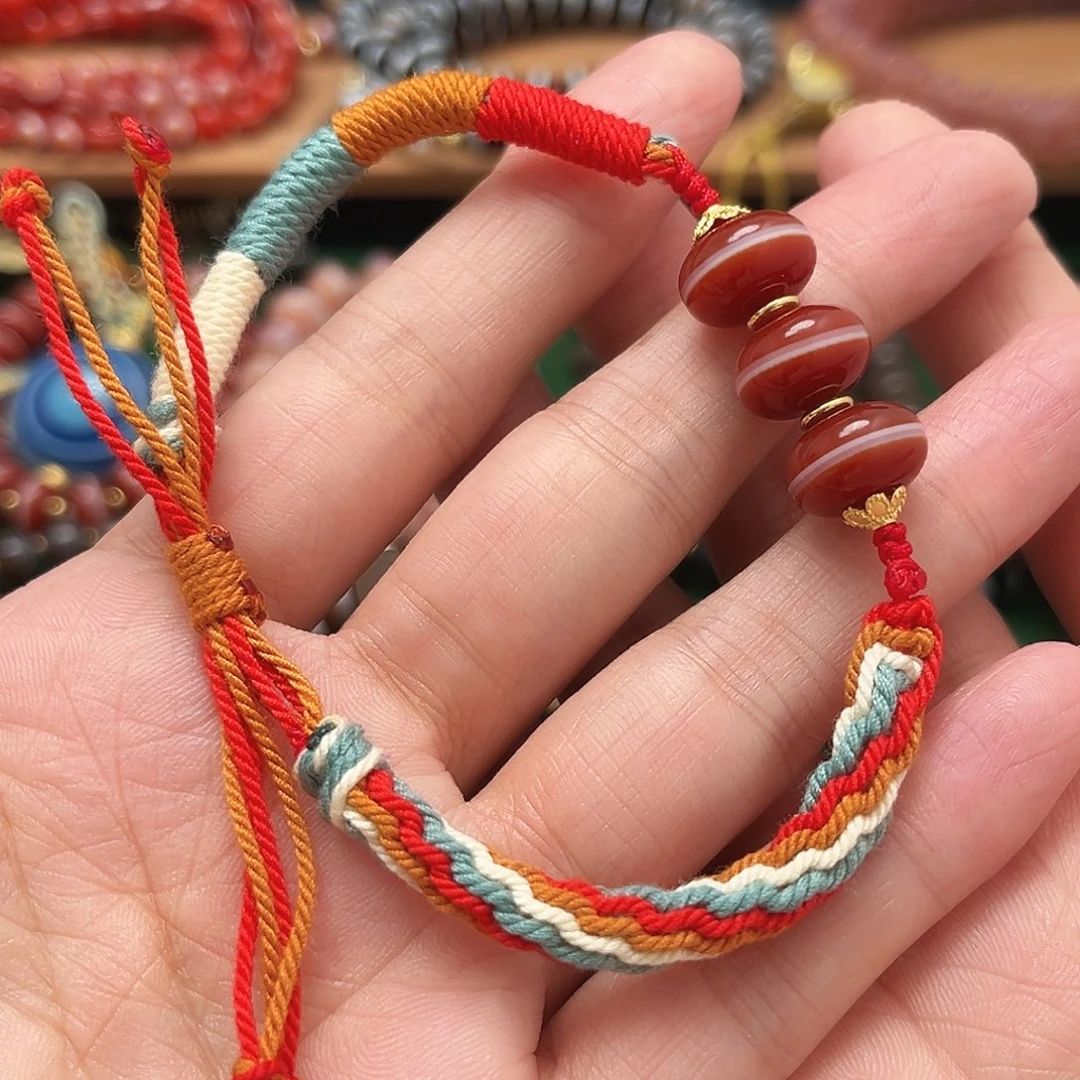 玛瑙/玉髓合金手绳