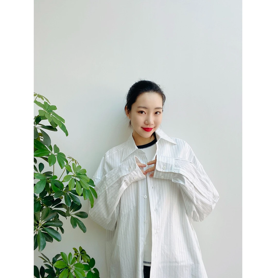 FORCHEER条纹廓形衬衫