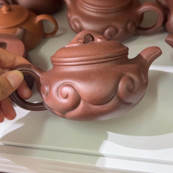 茶壶紫砂微瑕仿古如意300cc