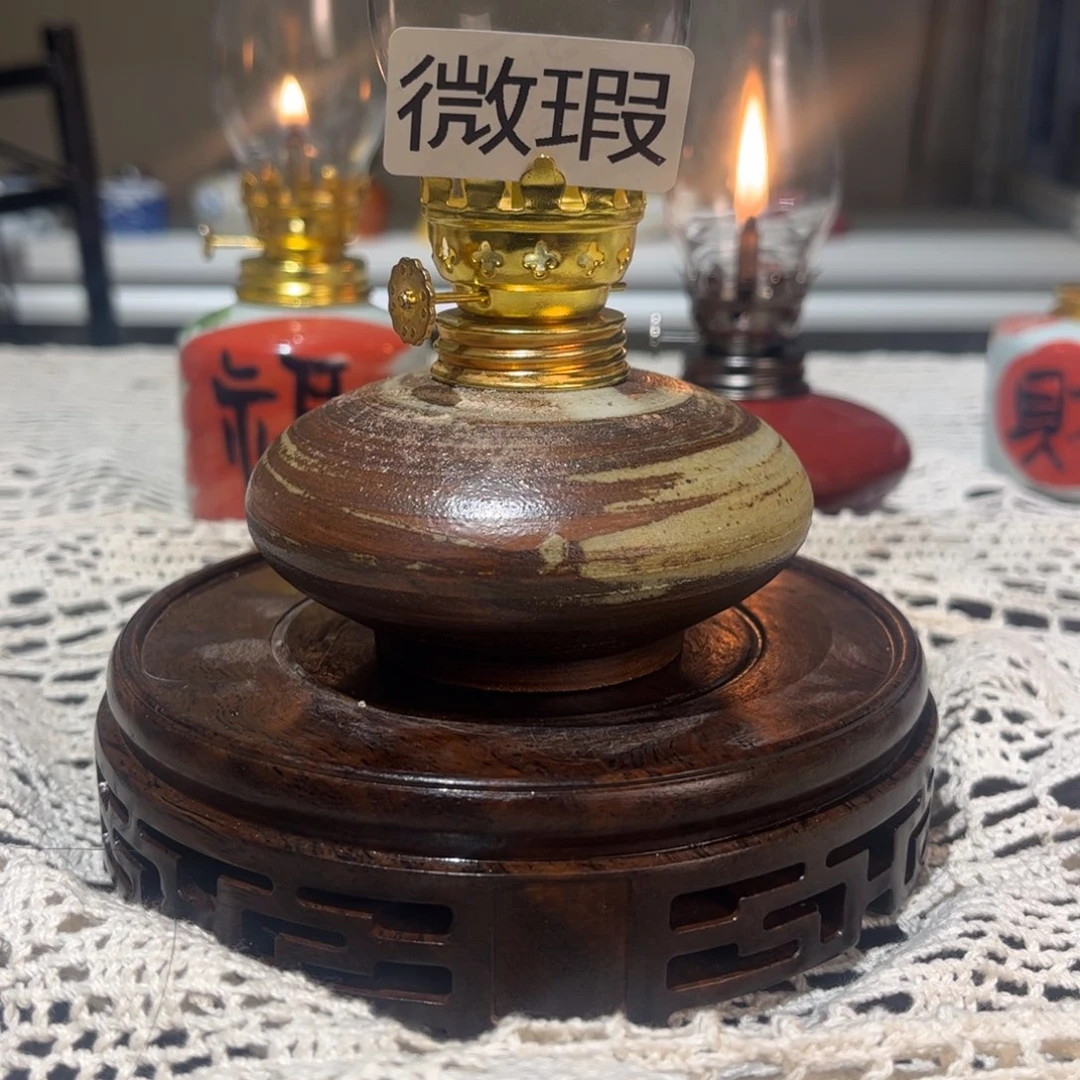 摆件景德镇陶瓷香薰灯