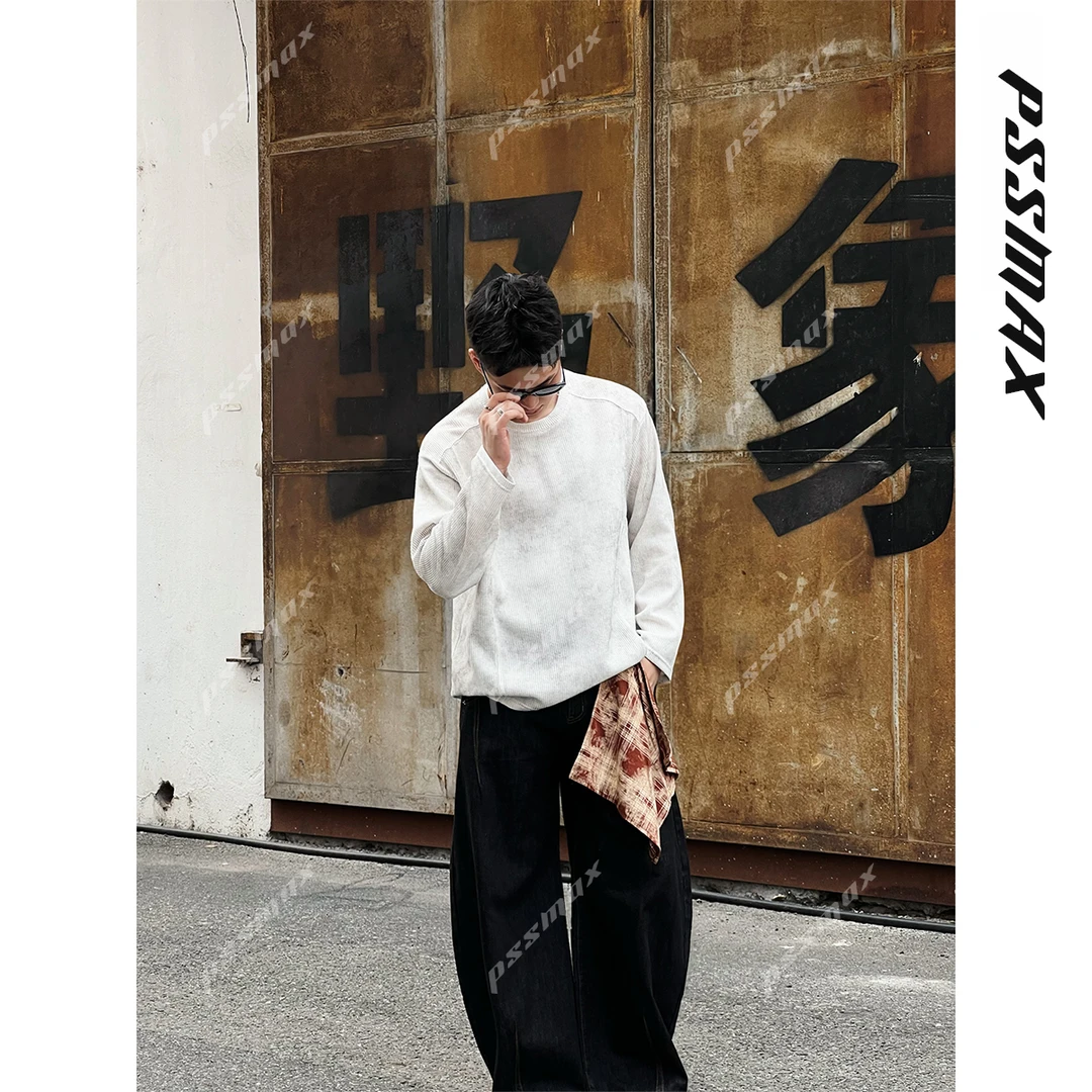 【现货】胖俗俗 PSSMAX【扎染线条设计】2025早秋新款休闲宽松卫衣