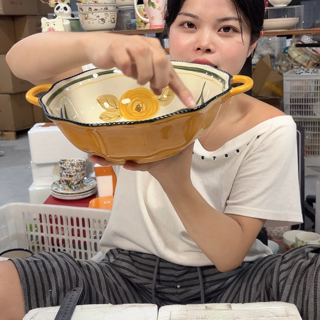 瓷微瑕陶瓷餐具釉下彩