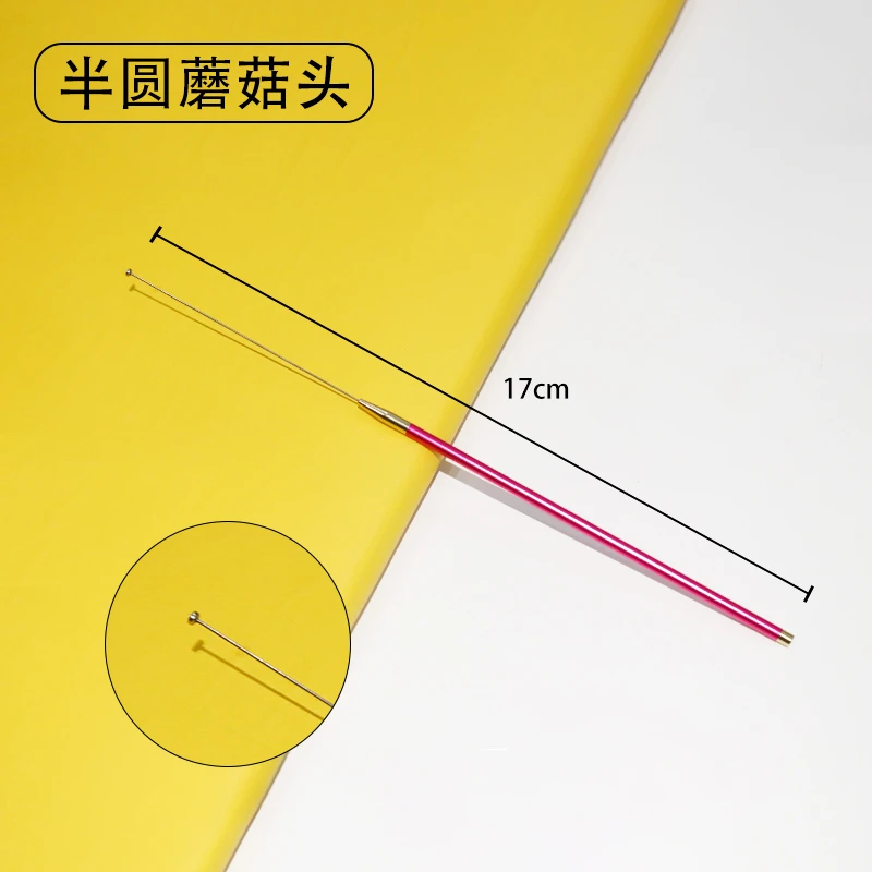 专业采耳工具玫红系列17件套款式掏耳勺玫红半圆蘑菇头技师专用