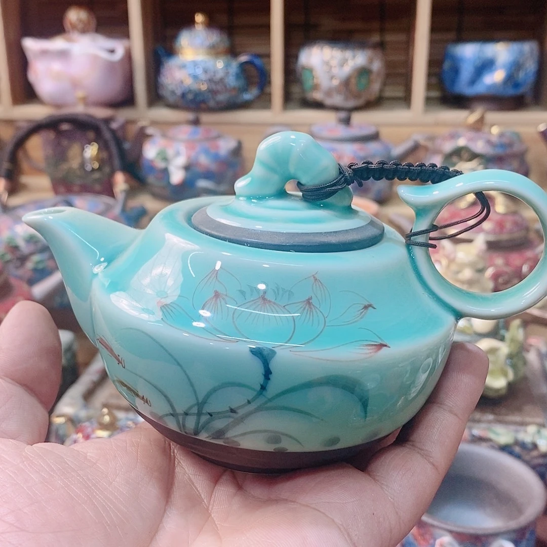 粗陶志野柴烧茶器