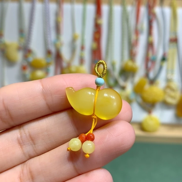 蜜蜡颈饰未镶嵌配饰