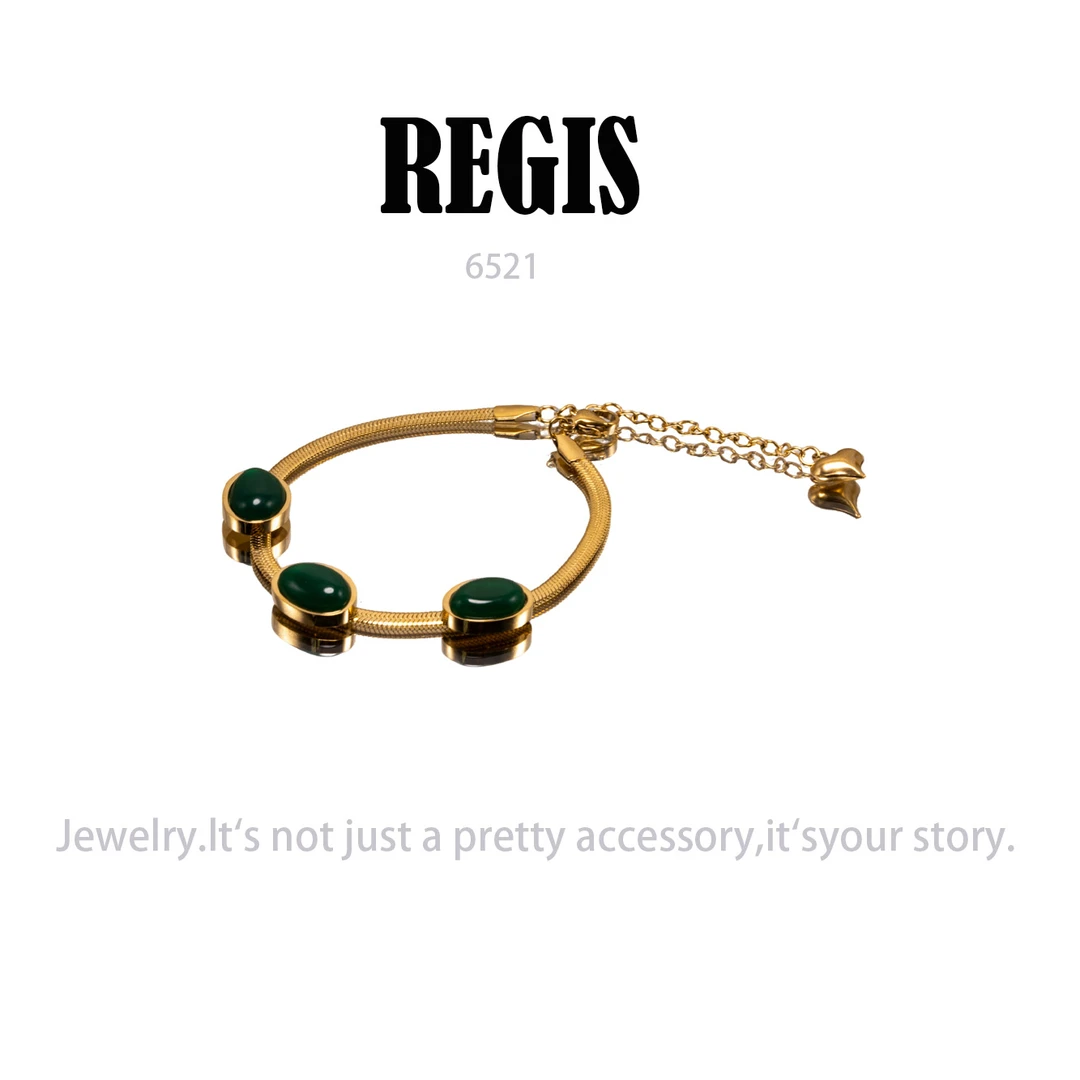 铜合金手链 时尚百搭轻奢设计师手链~6521