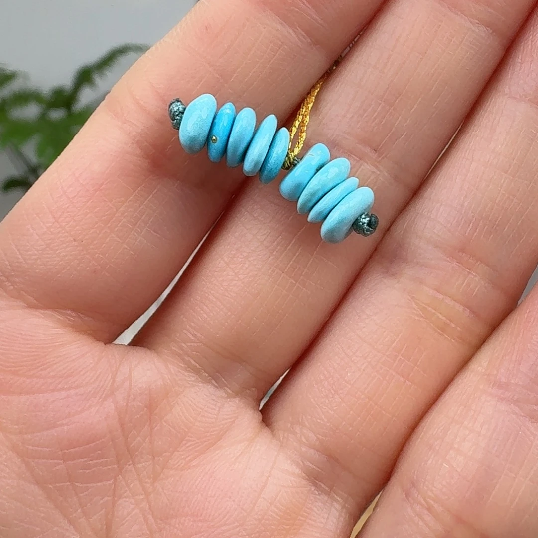 绿松石未镶嵌挂件