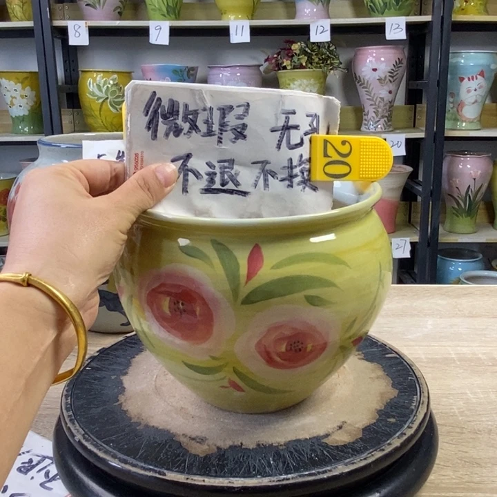 景德镇高温陶瓷花盆