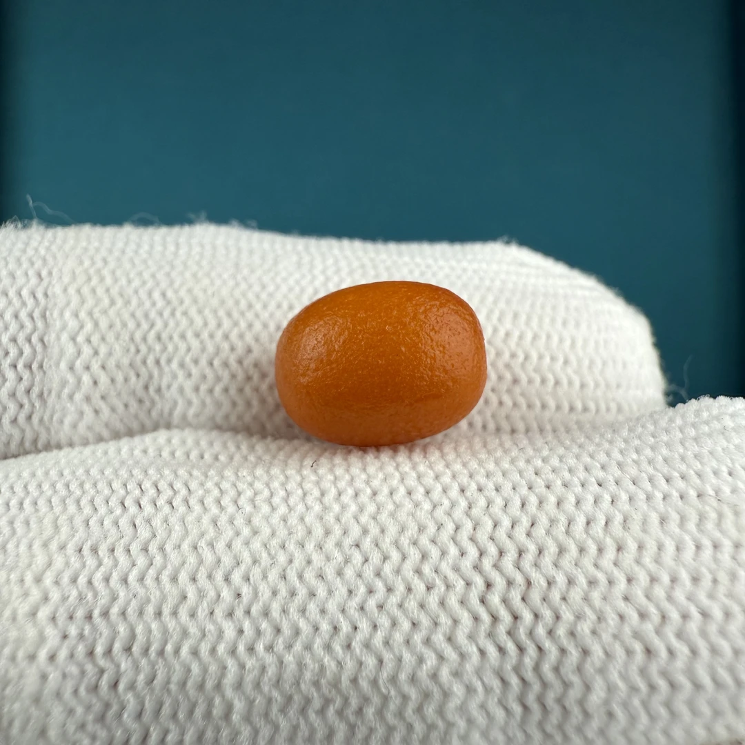 A8146天然原矿蜜蜡老蜡枣珠8.7*11.5mm支持复检假一罚十