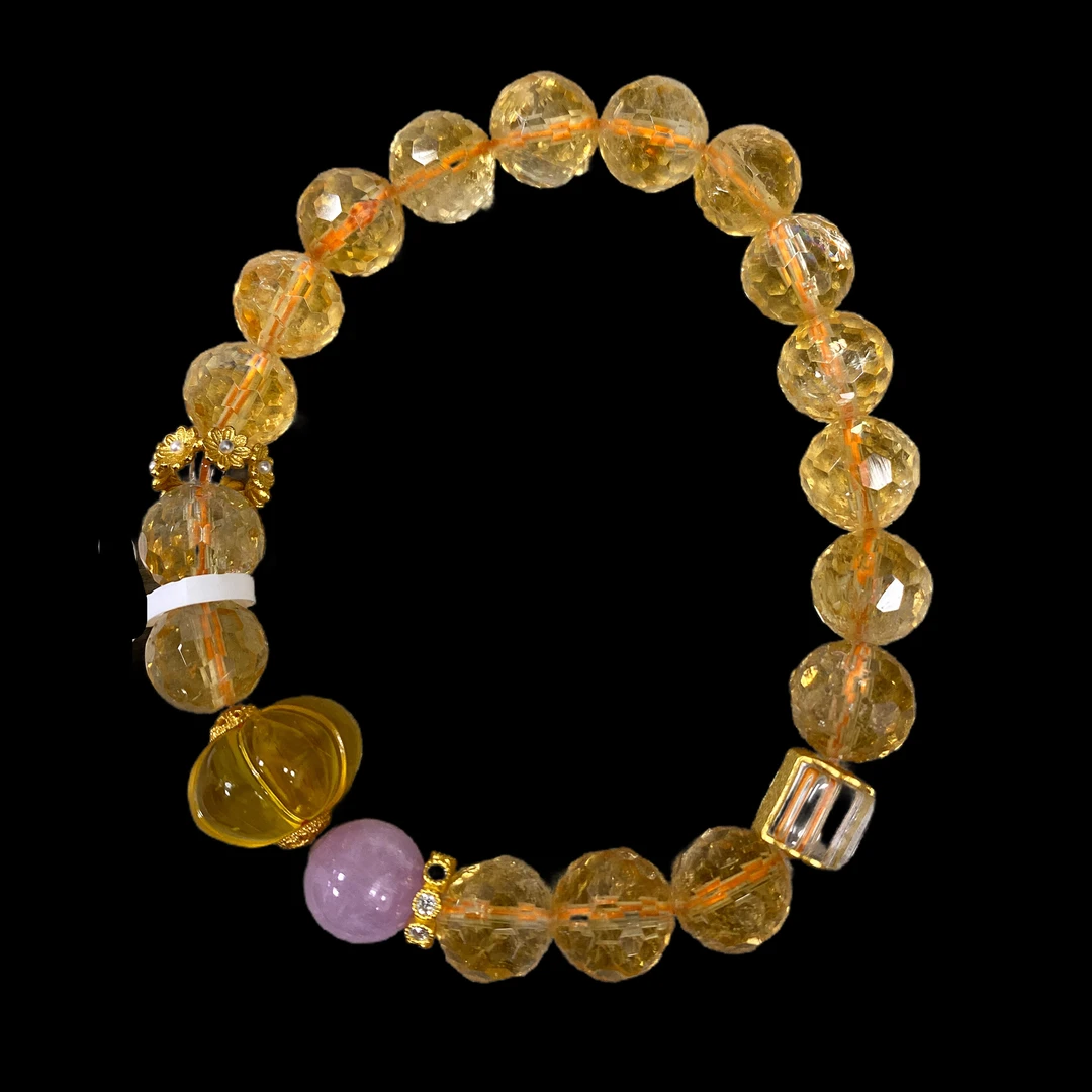 V9149黄水晶手串孤品