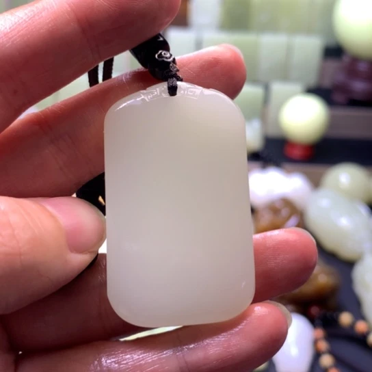 石材方解石手把件