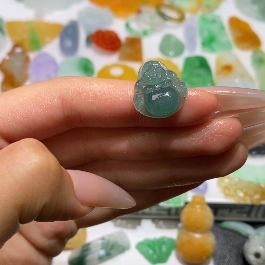 定制翡翠未镶嵌吊坠