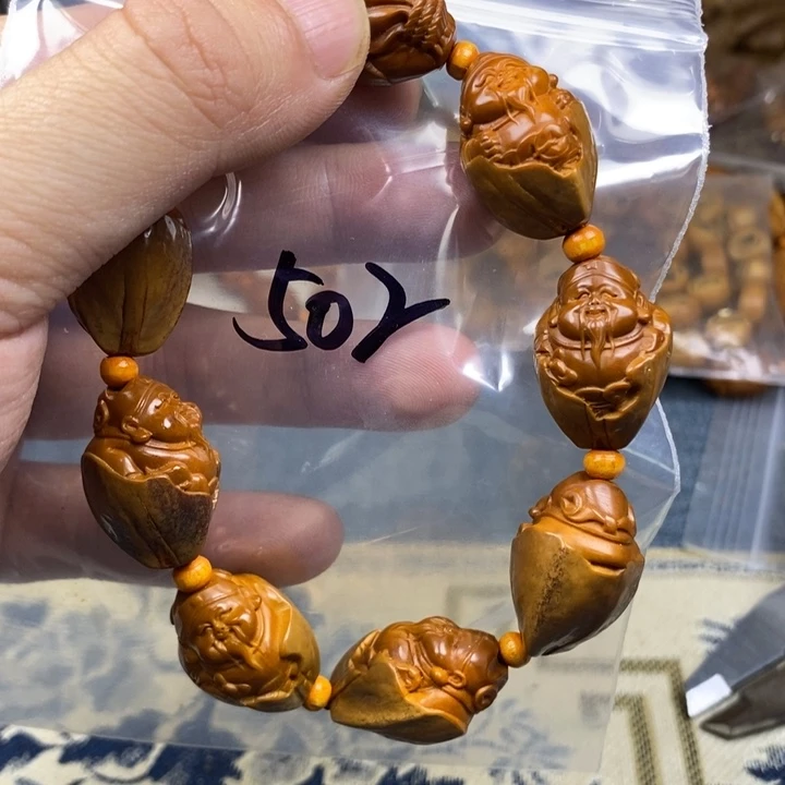 橄榄核手串/手链橄榄核雕工艺手串