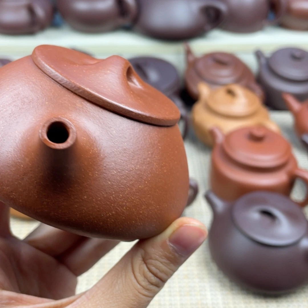 或***秋紫砂茶壶宜兴紫砂