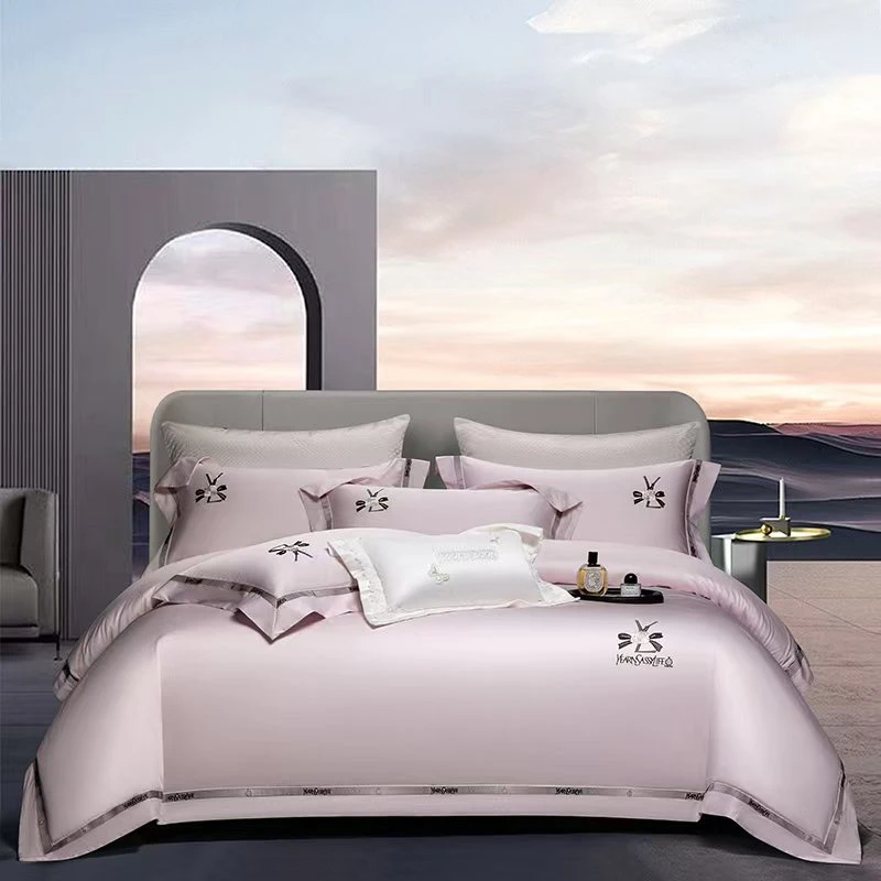 【秀色生活】迪兰-春夏新款-2025年新款高端长绒棉全棉绣花四季款