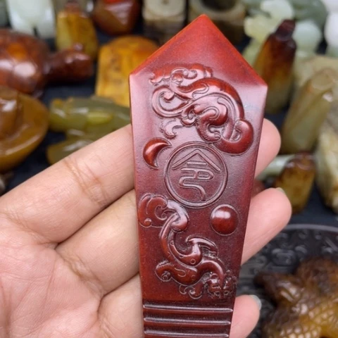 和田玉未镶嵌颈饰77