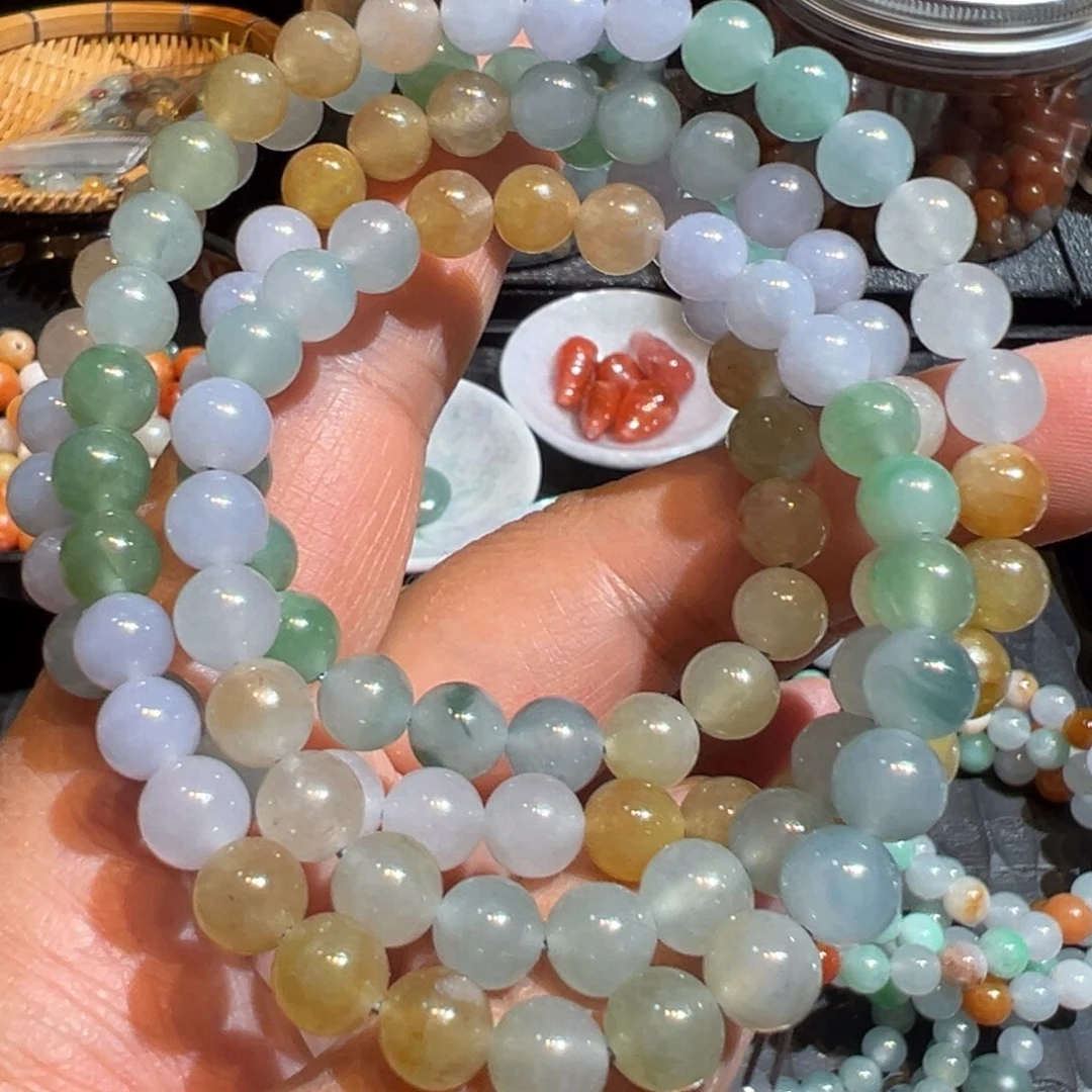 定制翡翠未镶嵌多宝