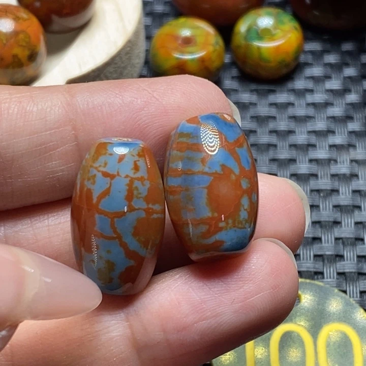 一***糖玛瑙/玉髓合金颈饰