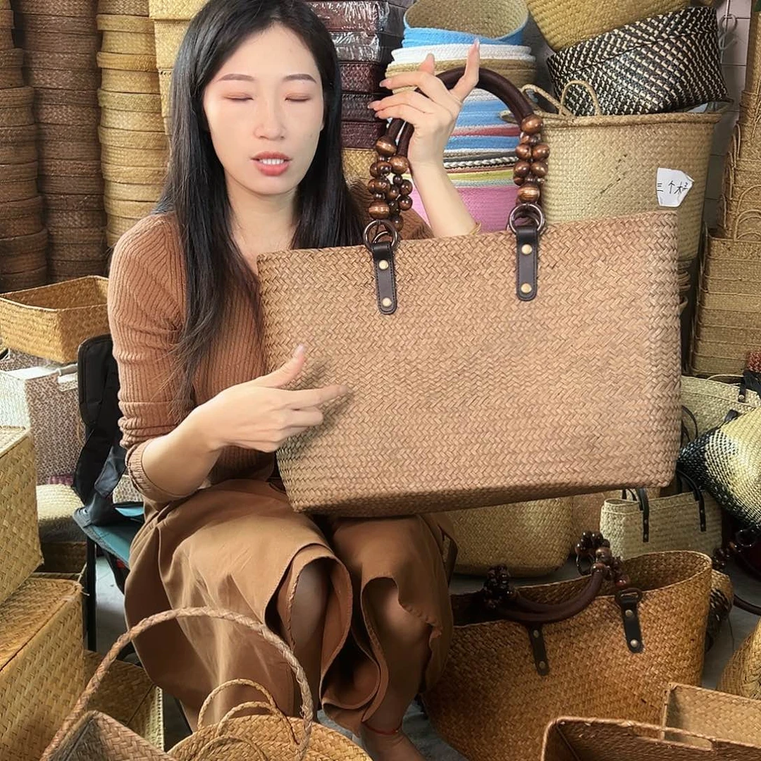 草编草编包/草编收纳盒微瑕疵