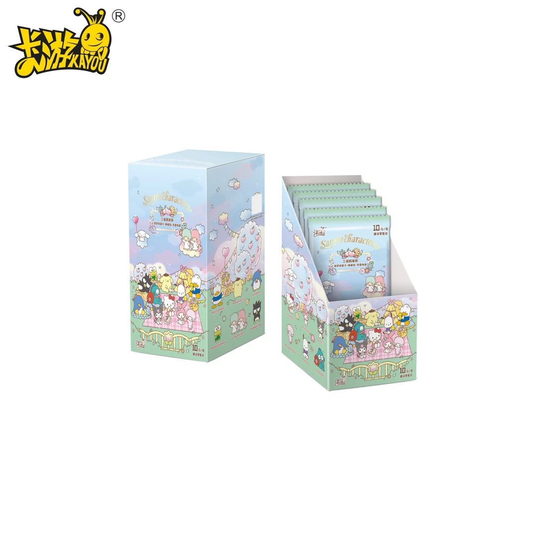 卡游【叠叠】三丽鸥家族萌梦收藏卡典藏包芳香物语盲盒（小美代拆）