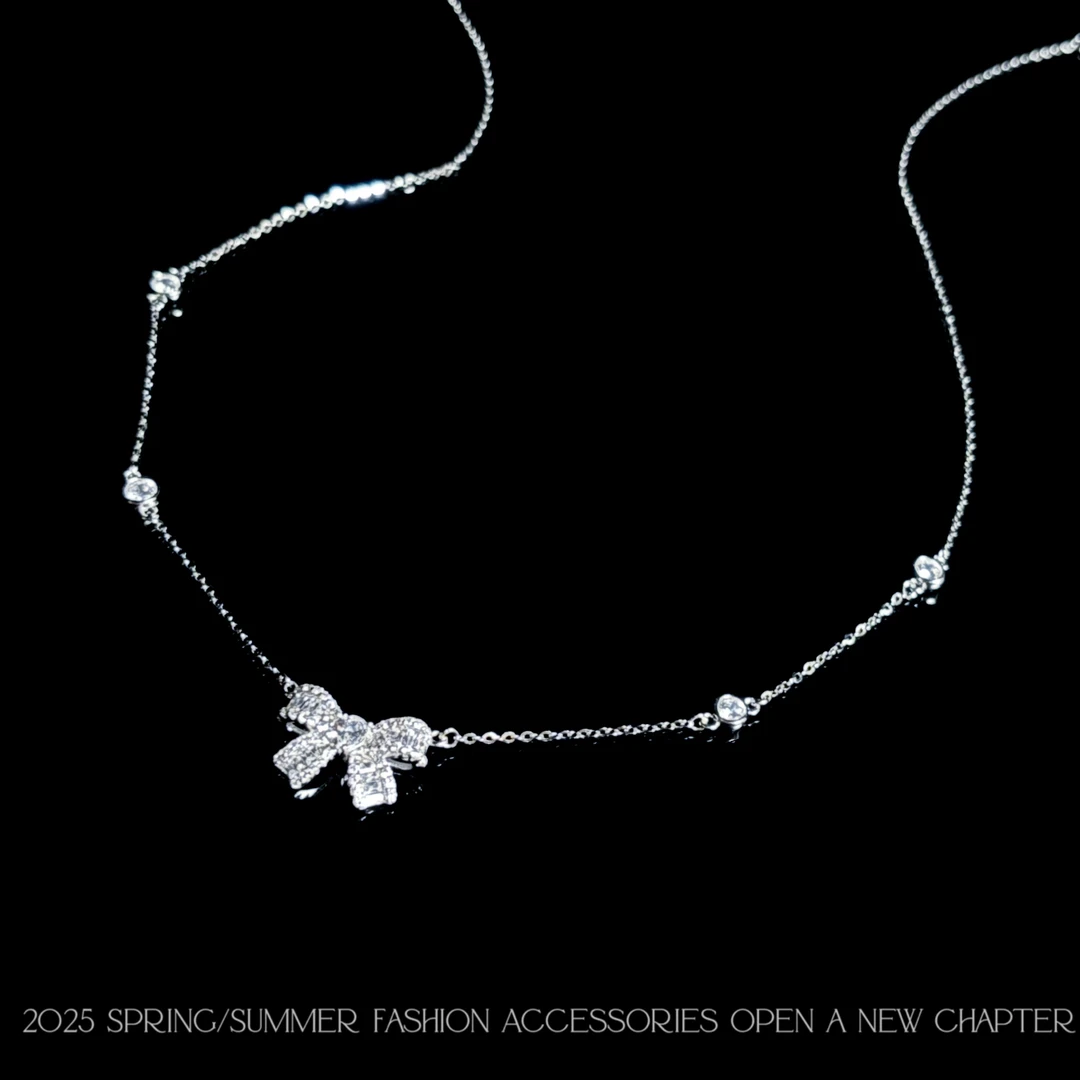 坠链均925银 镀k金 2025款C7713【童话蝶结项】Jeannie zoo 项链