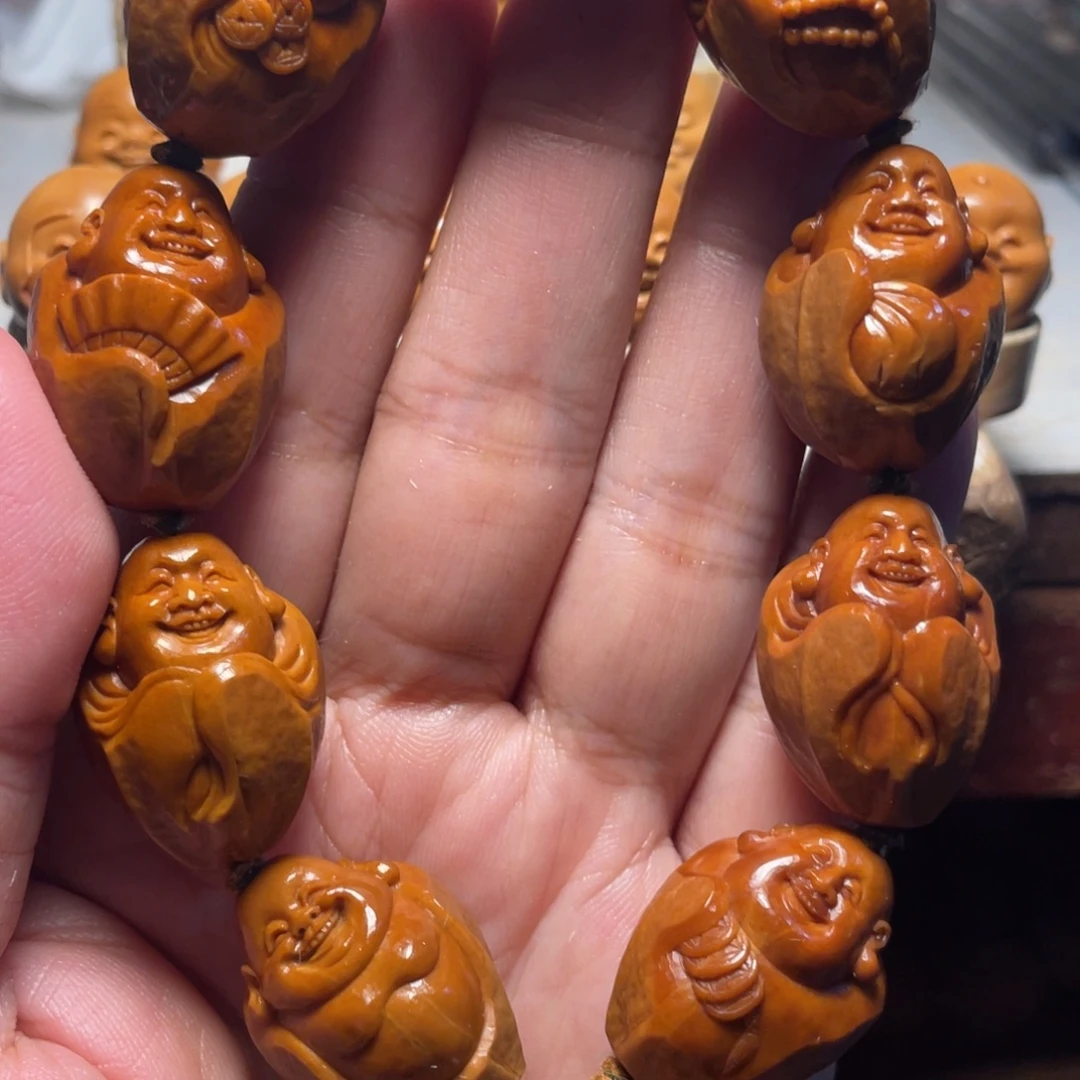 手串/手链橄榄核2.0铁核回血包衣弥勒