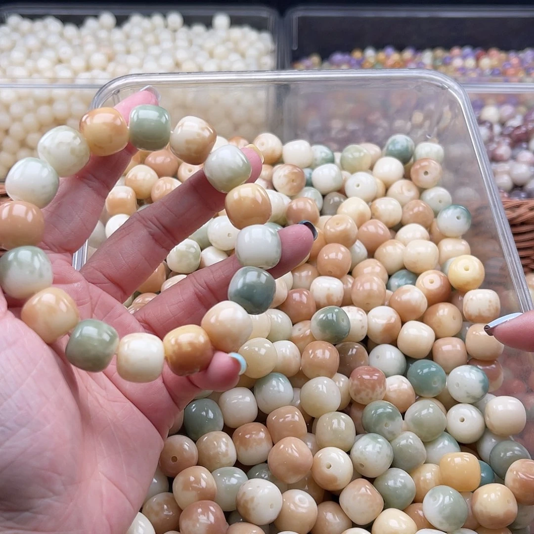 白玉菩提吊坠Wq/14mm/22颗花皮