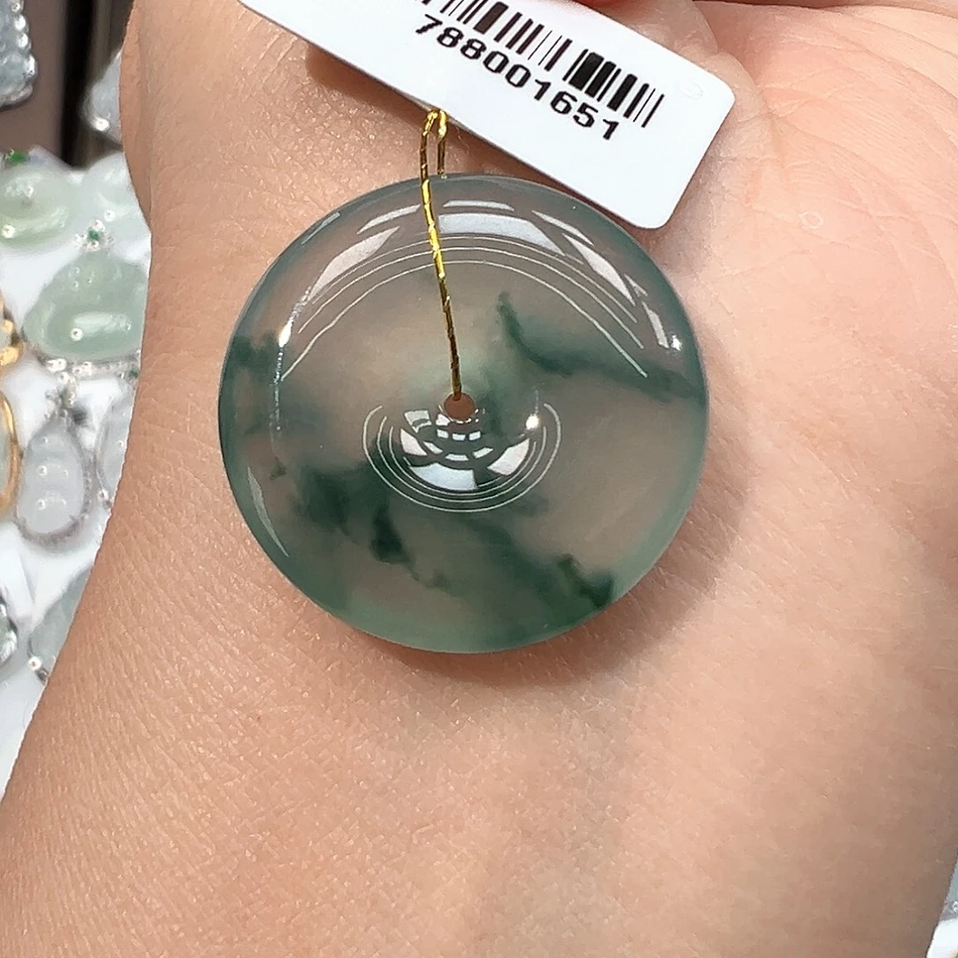 翡翠未镶嵌吊坠(不含链)1651