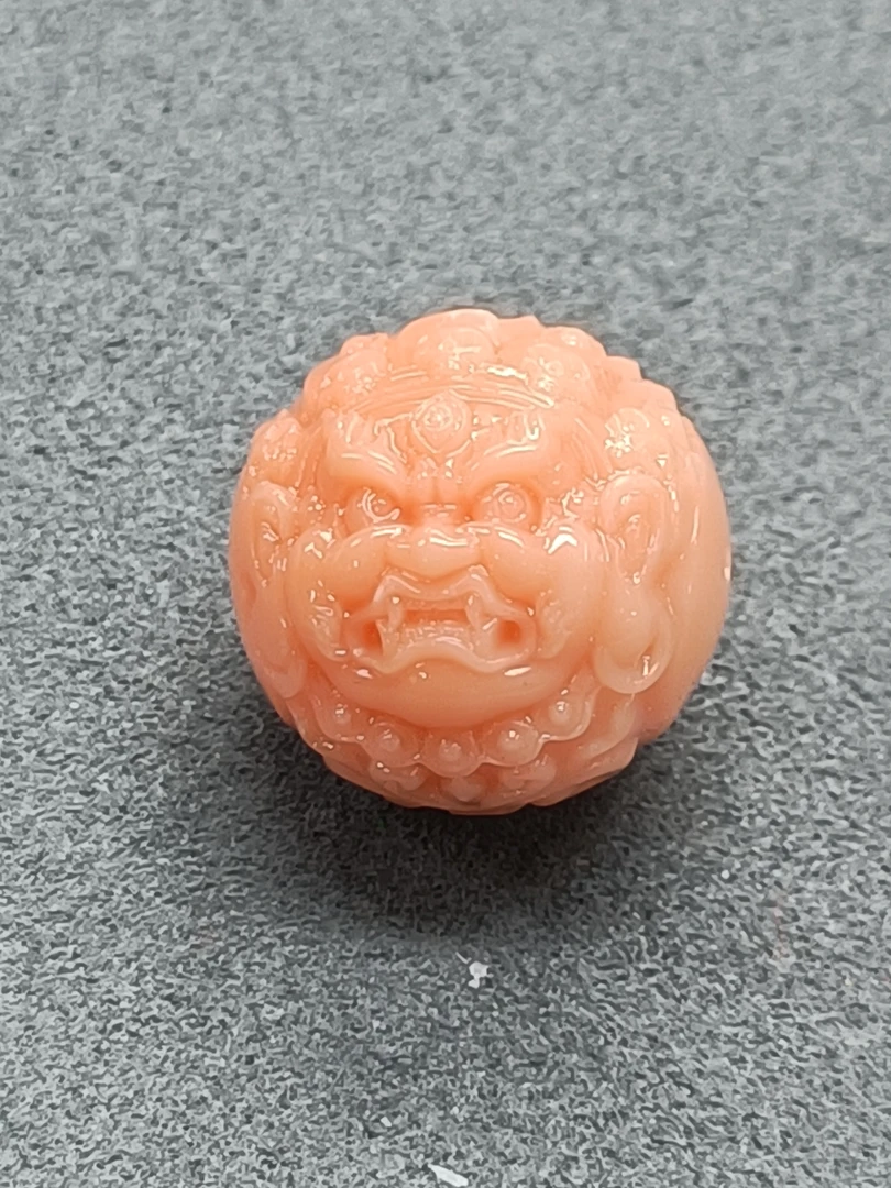 A88号-精品粉色卡14mm雕刻珠