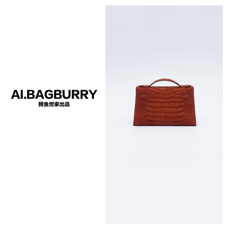 AI.BAGBURRY2025新款雅丹好物鳄鱼皮女包