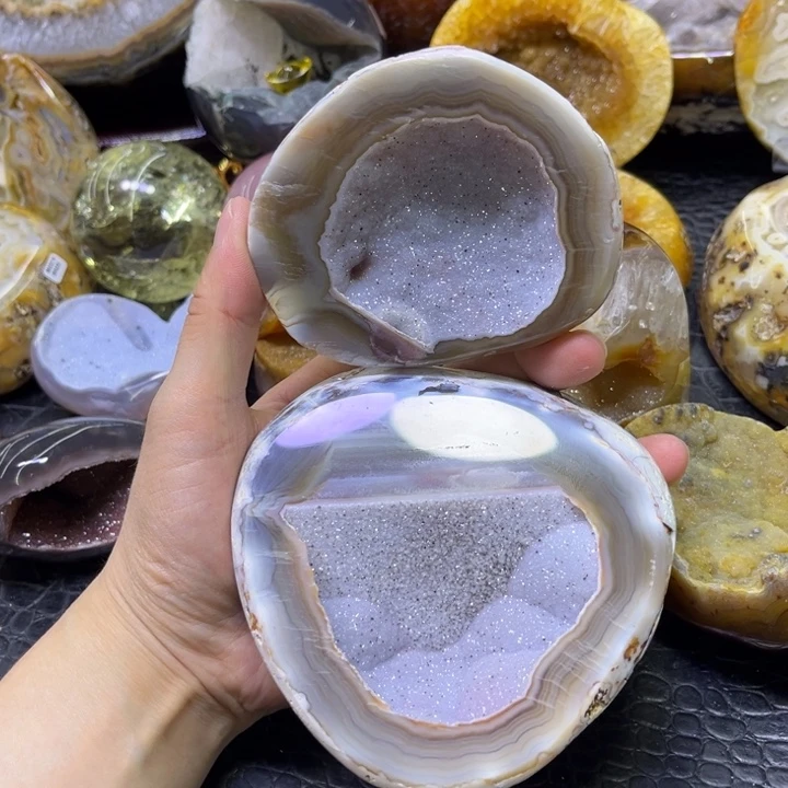 未镶嵌发饰水晶粉软盆