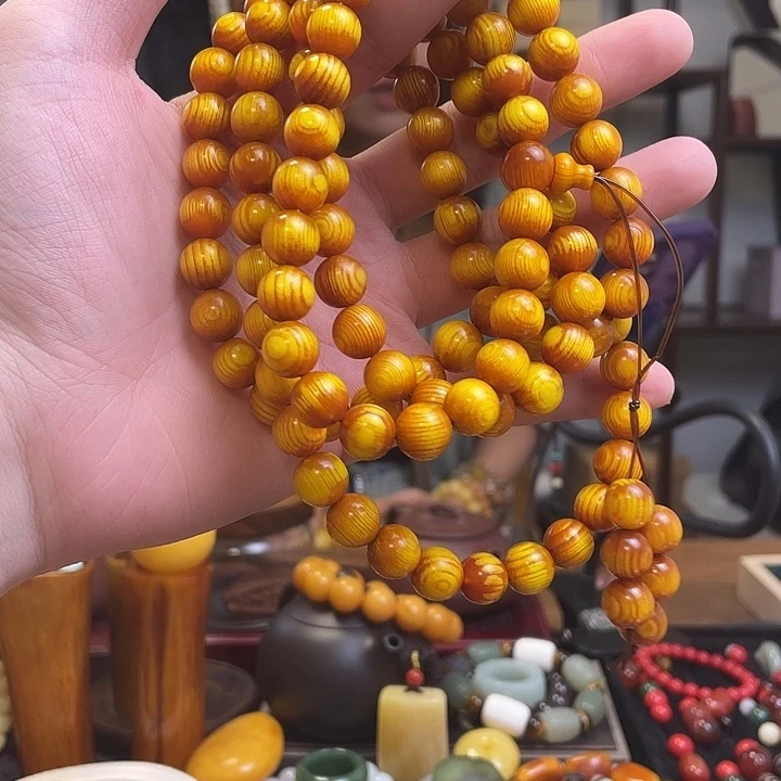 手串/手链松木（琥珀木）琥珀木108