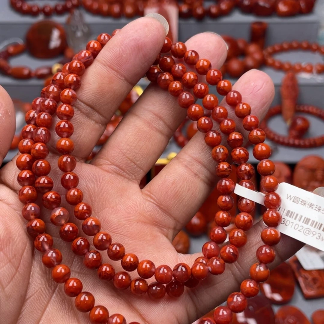 南红玛瑙未镶嵌珠宝奇石多圈5➕