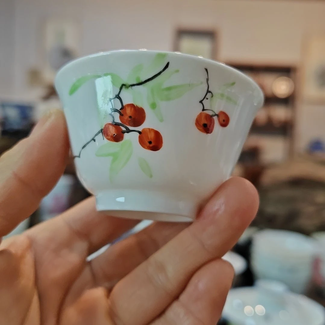 三****重景德镇手工手绘主人杯