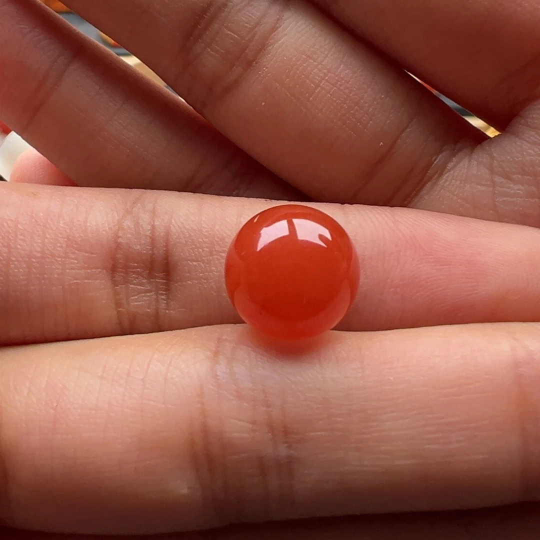 南红玛瑙圆珠12.0未镶嵌