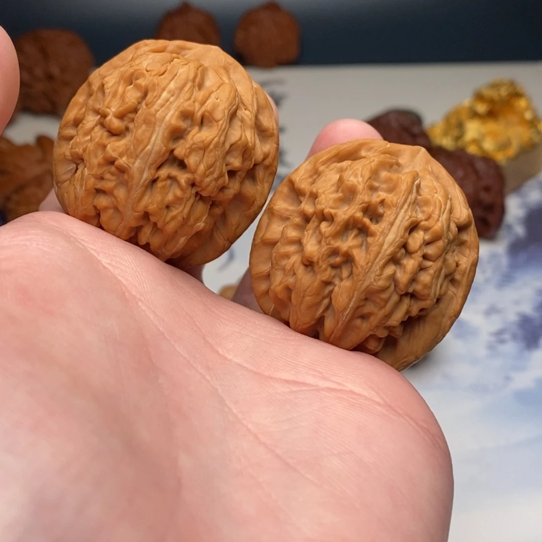 把件文玩核桃41红锦鲤