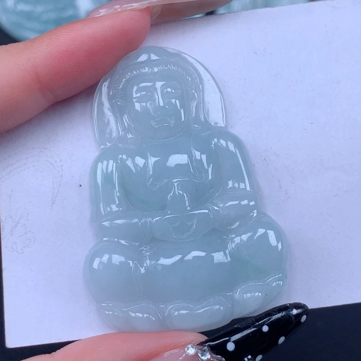 颈饰未镶嵌翡翠观音