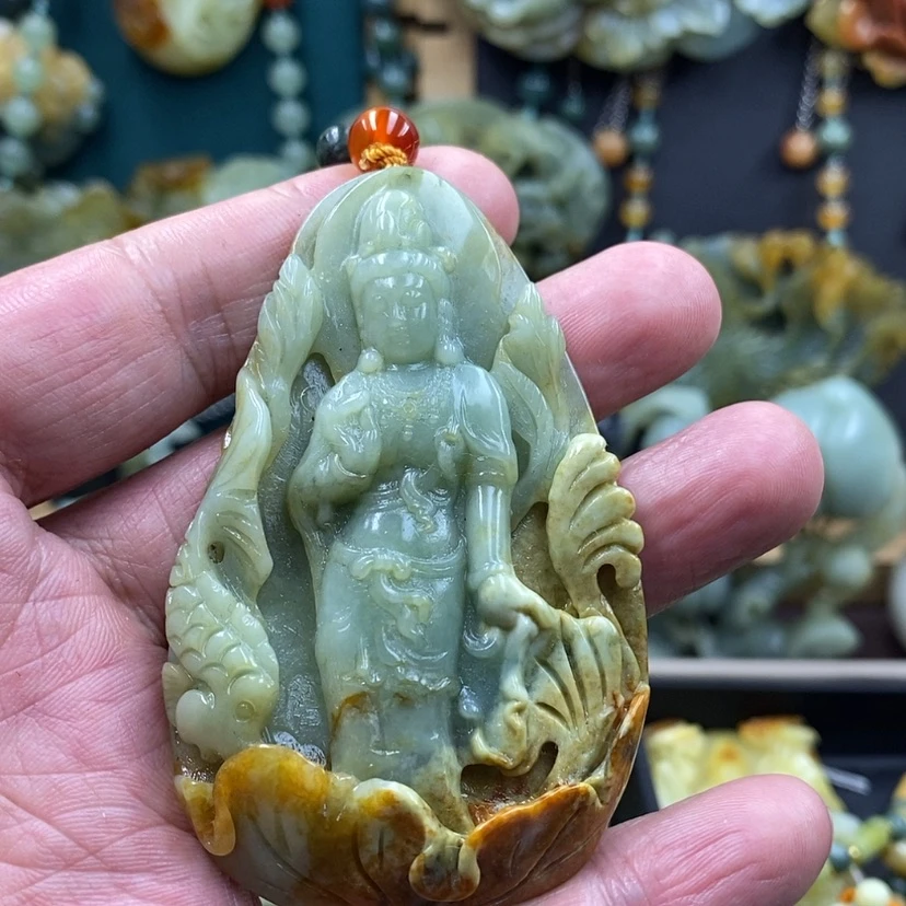 【闪购商品】未镶嵌岫玉吊坠