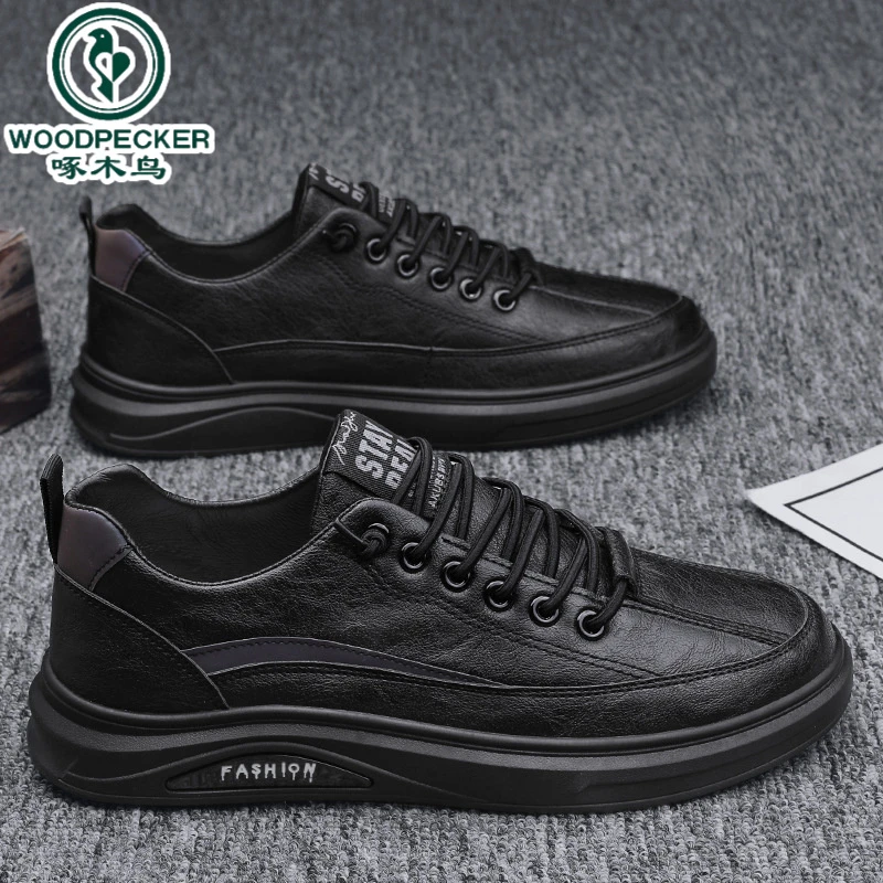 【正品】啄木鸟2025春夏秋季男鞋新款透气防水防滑厨师鞋子男潮流百