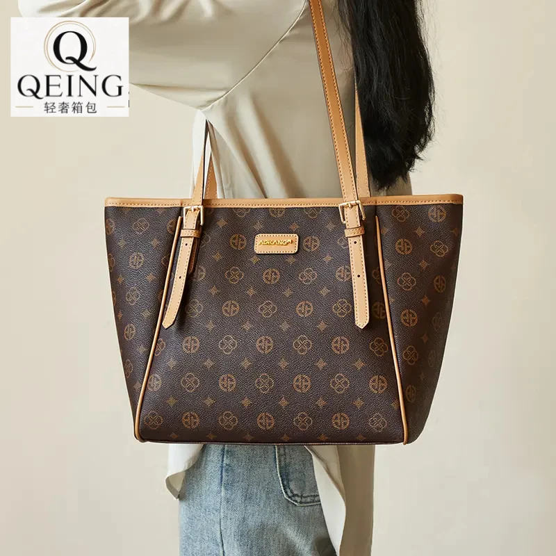 OEING箱包新款女士大容量轻奢托特斜挎包气质百搭时尚潮流单肩包