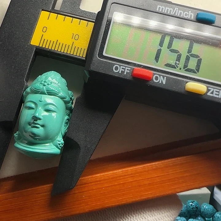 福利9.2克绿料天地孔观音首