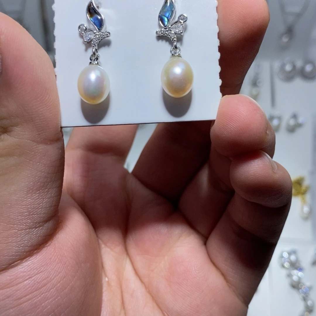 未镶嵌耳饰淡水珍珠