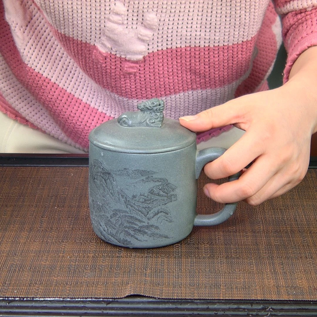 茶杯紫砂高货放漏