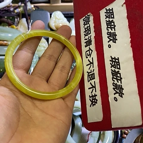 岫玉未镶嵌手镯一个自己备注口径多样性发货